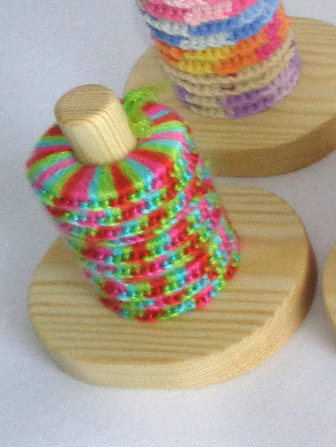 Sewing Gem - Handmade Pattern Weight Stand and Covered Weights