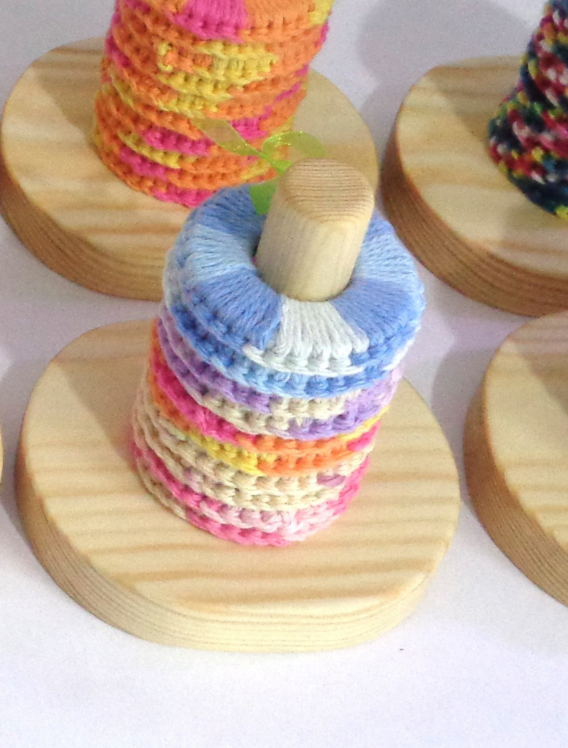 Sewing Gem - Handmade Pattern Weight Stand and Covered Weights