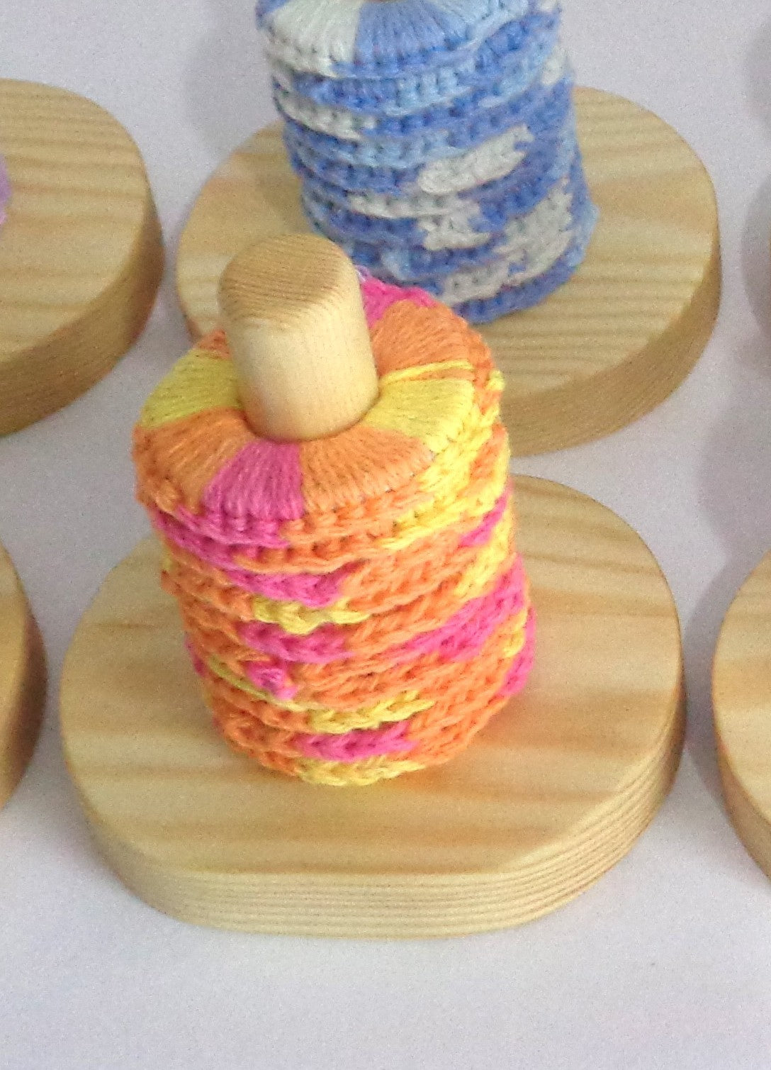 Sewing Gem - Handmade Pattern Weight Stand and Covered Weights