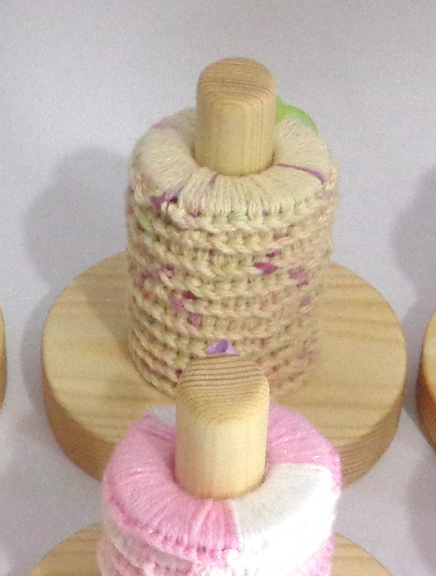 Sewing Gem - Handmade Pattern Weight Stand and Covered Weights