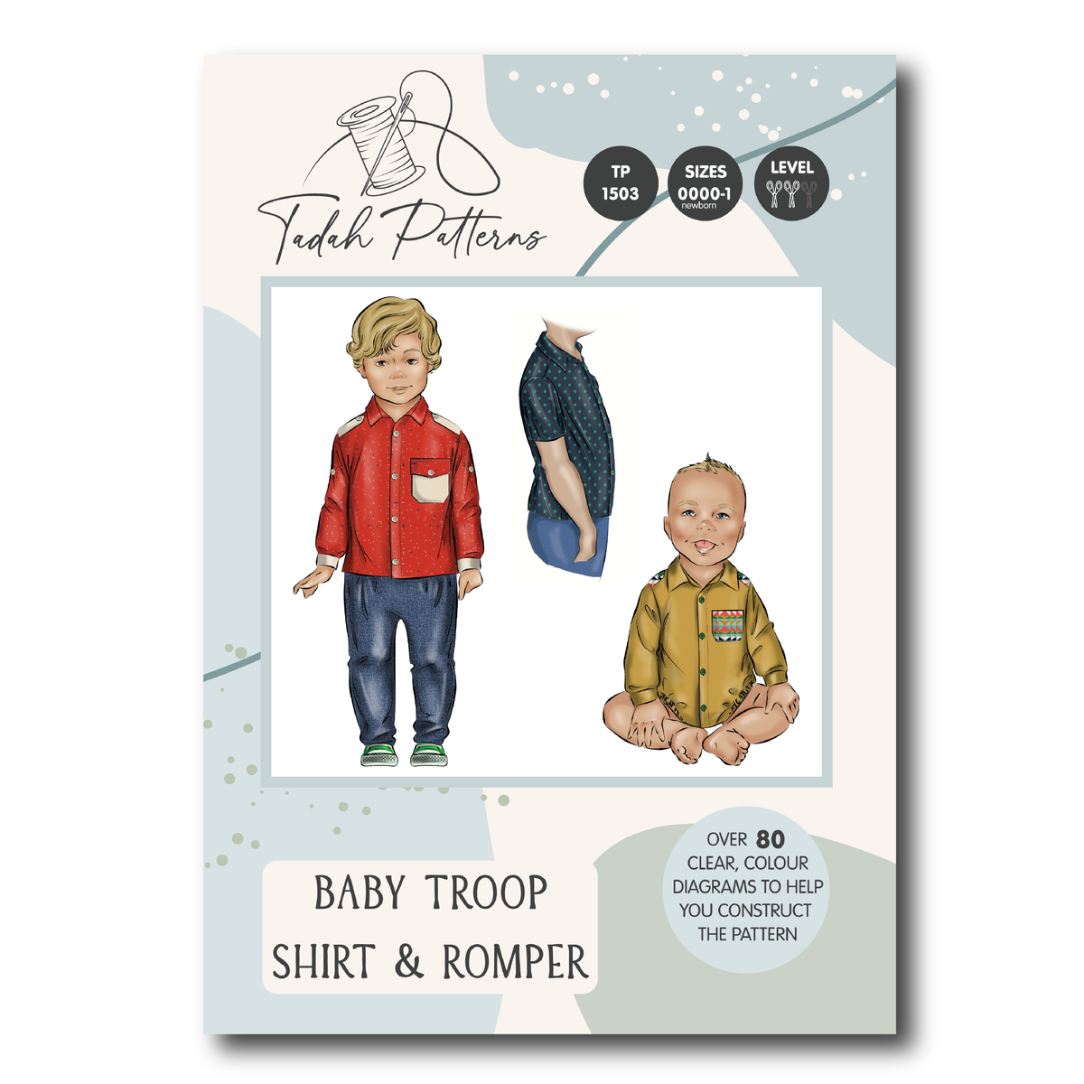 Tadah! Patterns - Baby Troop Shirt & Romper
