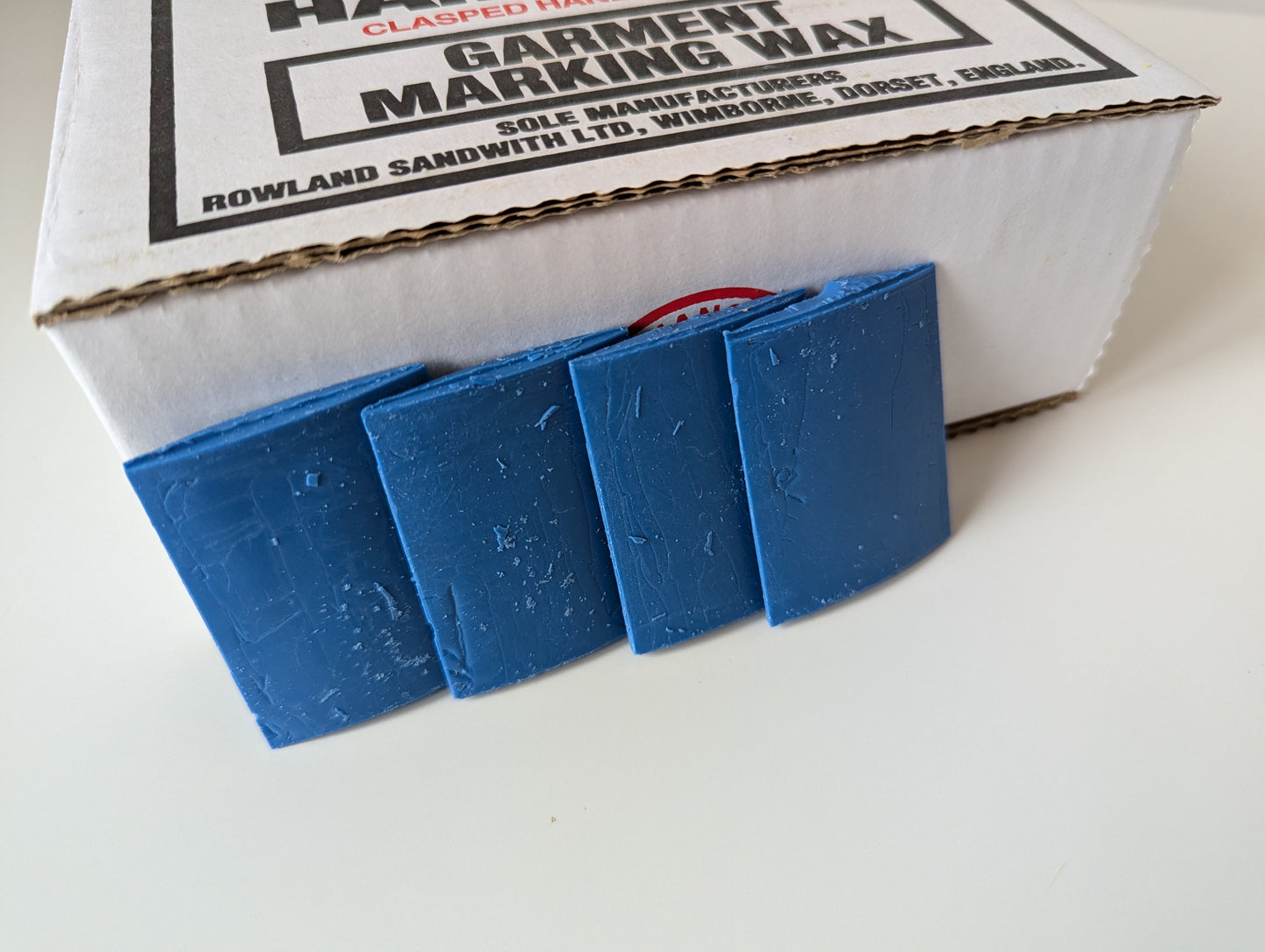 Hancock's - Garment Marking Wax - White, Natural, Yellow, Red and Blue