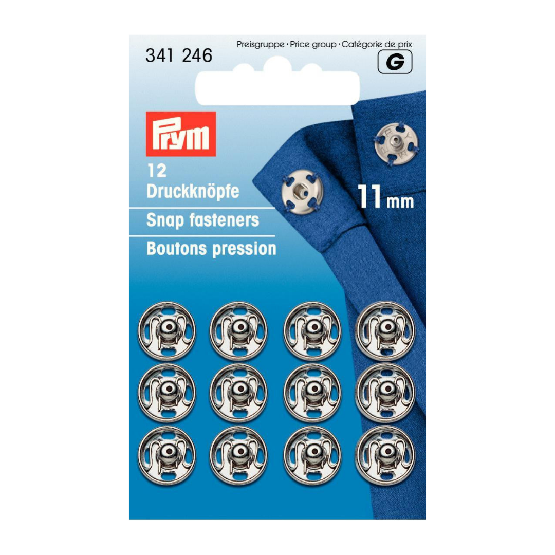Prym - Snap Fasteners / Poppers - Silver