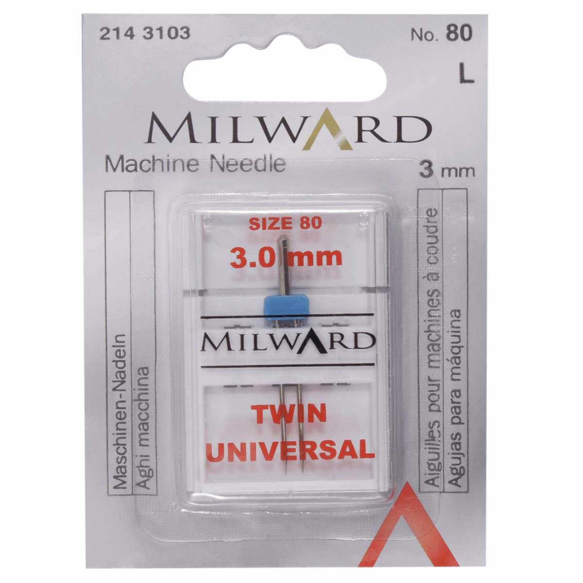 Milward - Sewing Machine Needles - Twin