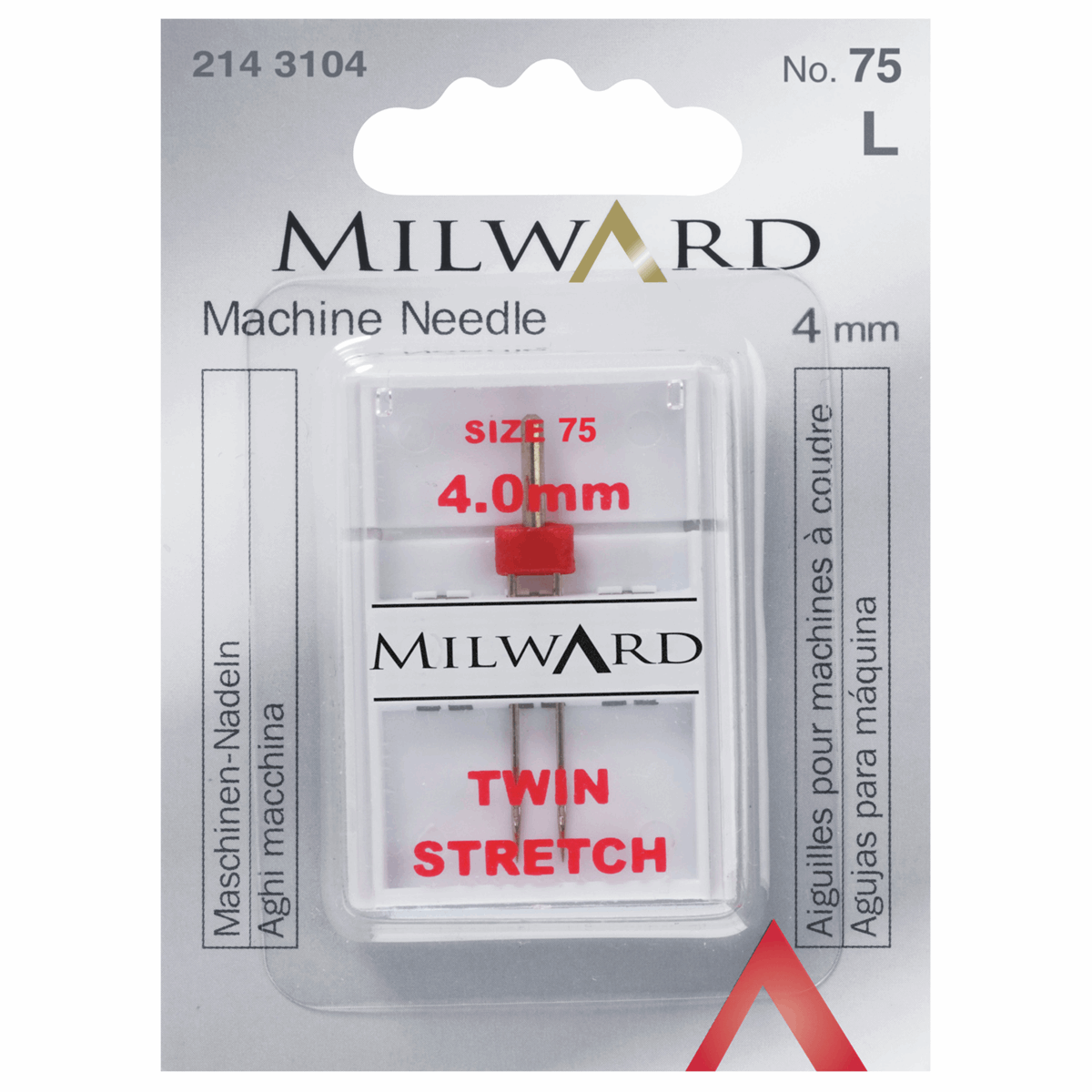 Milward - Sewing Machine Needles - Twin - Stretch