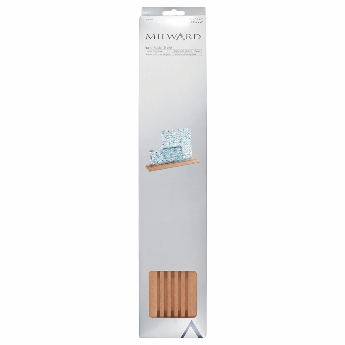 Milward - Wooden Ruler Rack - Long 5 Slots