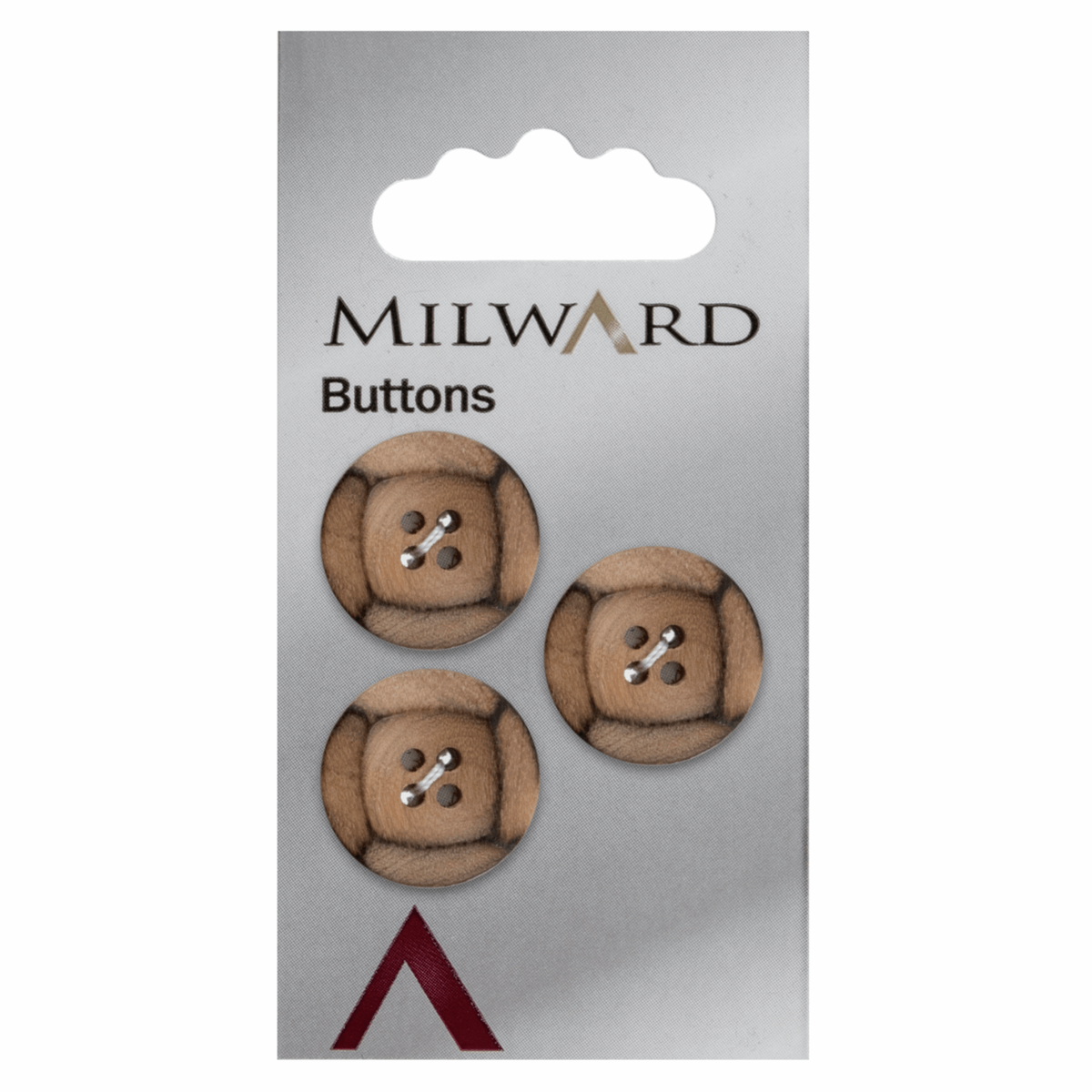 Milward - Wooden Buttons - 18mm - 3pack