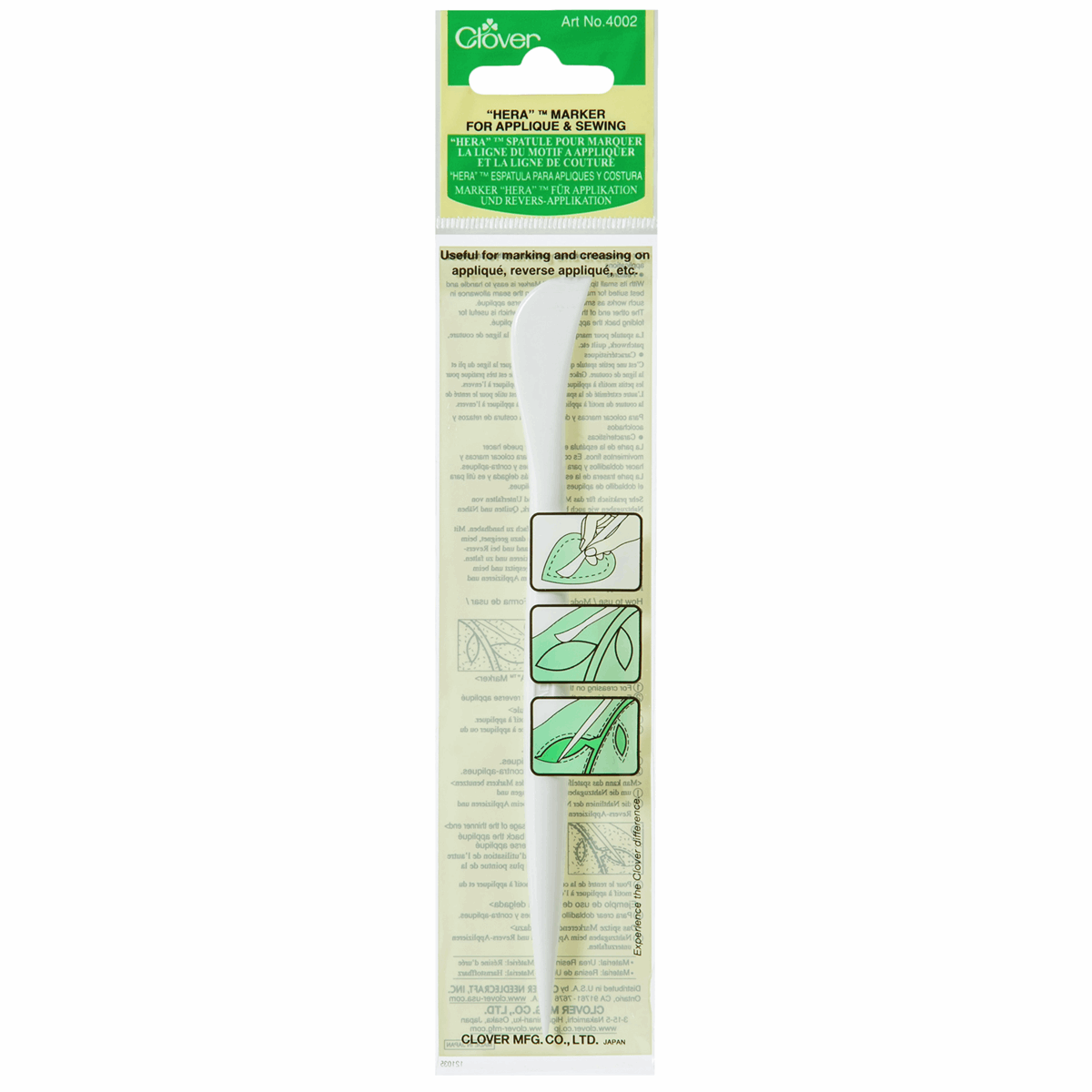 Clover - Hera Marker for Applique and Sewing