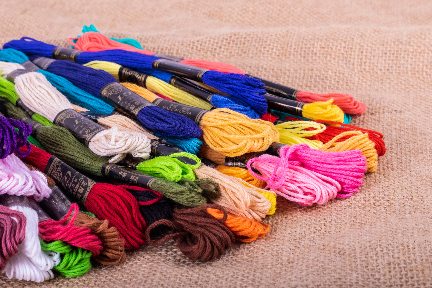 Trimits - Premium 36 Assorted Colours Embroidery Floss - Cotton