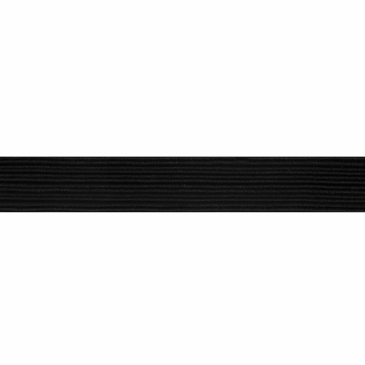 Sewing Gem - Braided Elastic - 13mm Wide - Black or White