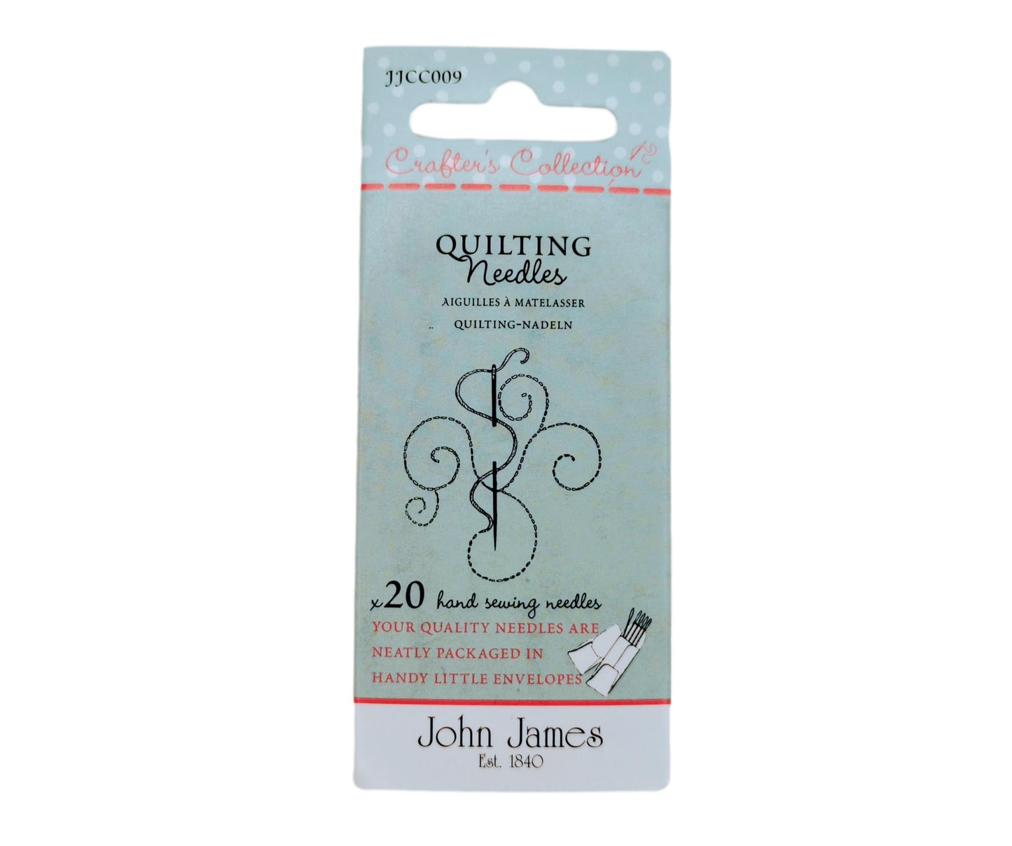 John James - Crafters Collection - Quilting Needles 7/10