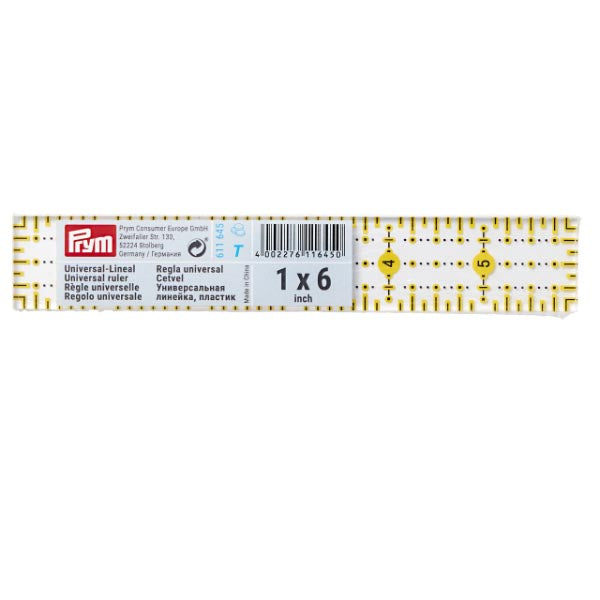 Prym - Omnigrid Ruler - 1" x 6"