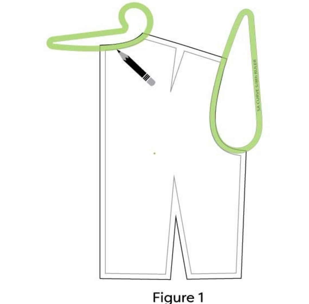 Stitch Buzz - Large Pattern Making/Seam Allowance Ruler - 1.5cm - 5/8" or 3/8"