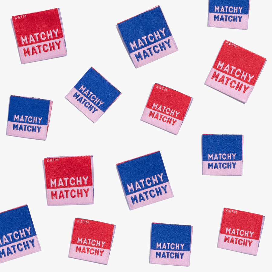 ***NEW*** Kylie and the Machine - Woven labels - "Matchy Matchy"