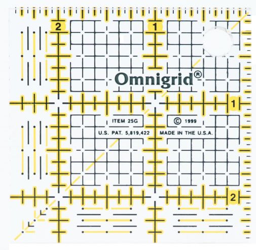 Prym - Omnigrid Ruler - 2.5" x 2.5"