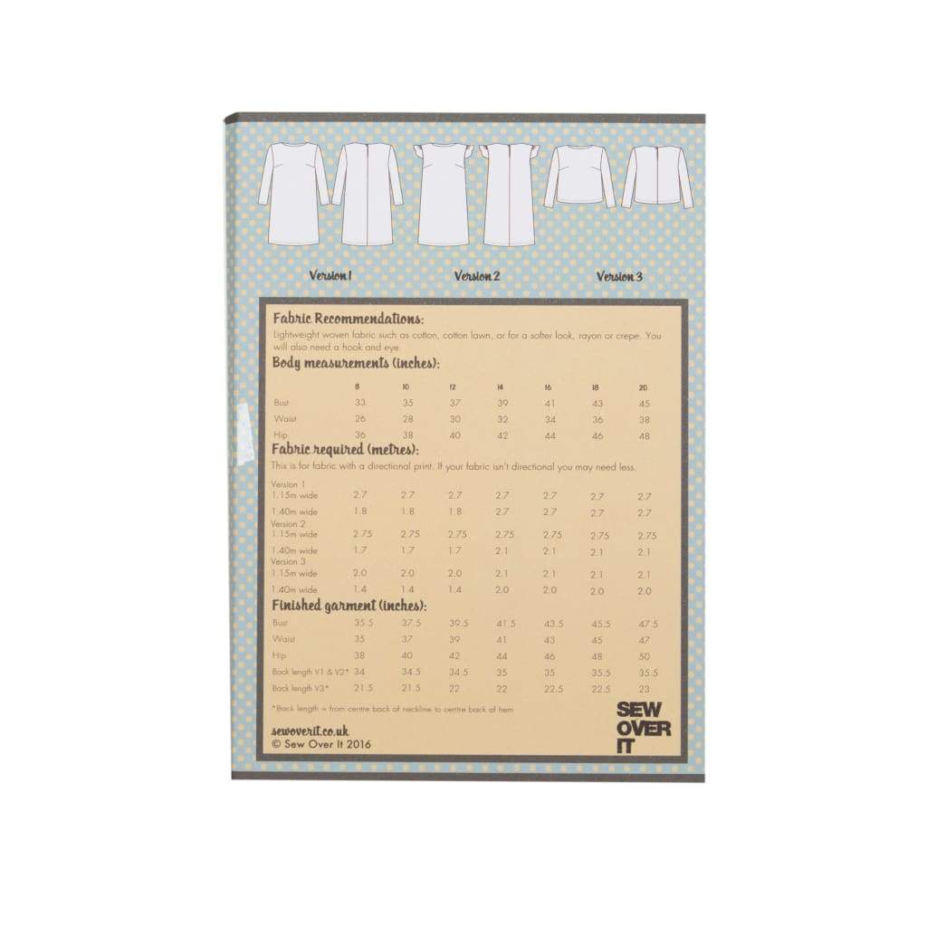 Sew Over It - Ultimate Shift Dress Pattern - All Products