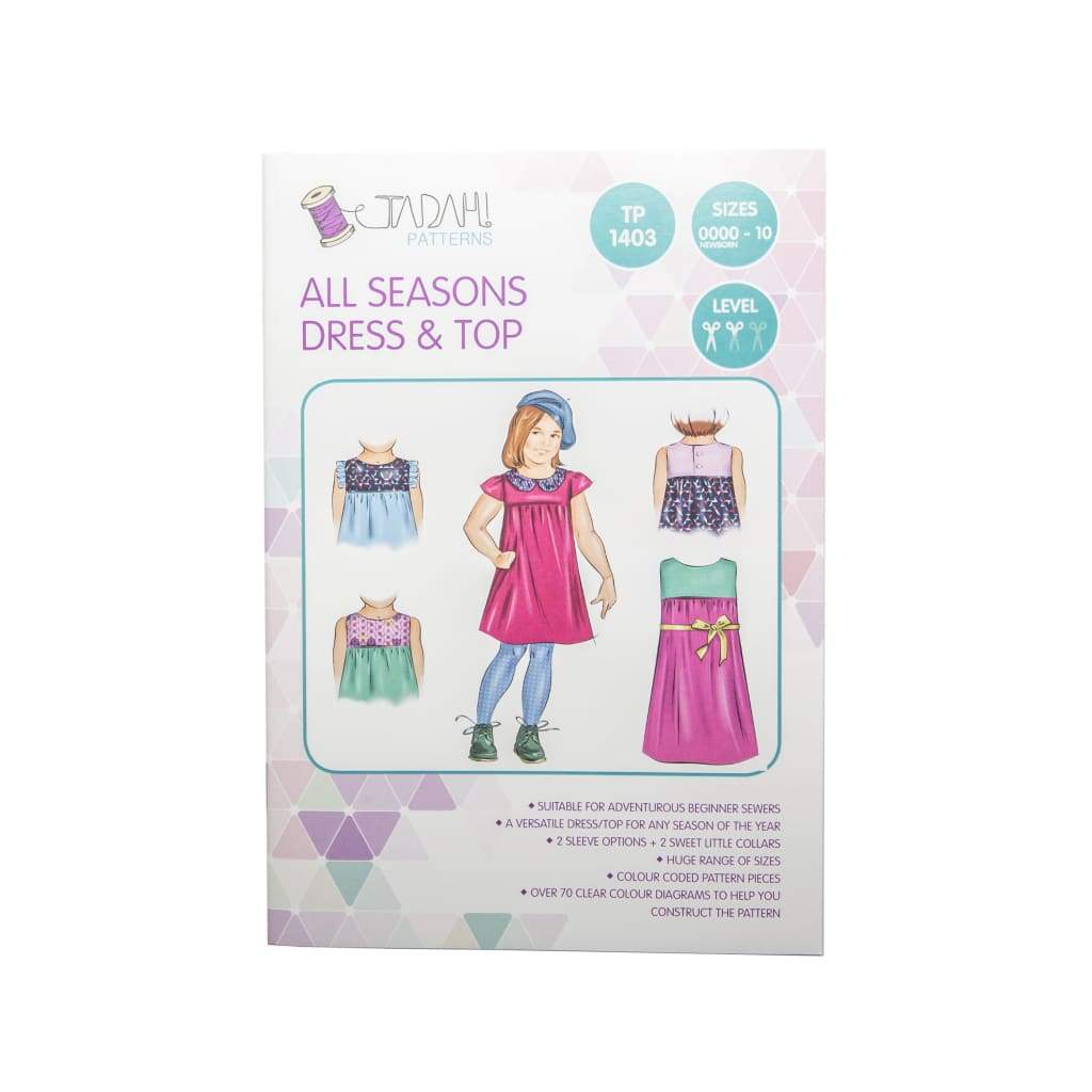 Tadah! Patterns - All Seasons Dress And Top Pattern - All Products
