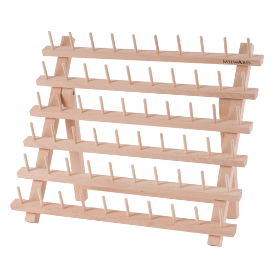 Milward - Wooden Thread Organiser Rack - 60 Spools