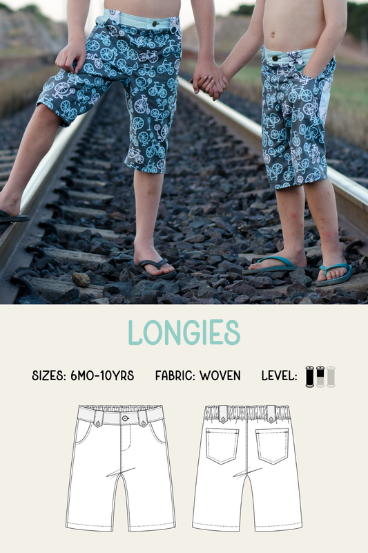 Tadah! Patterns - Longies Sewing Pattern