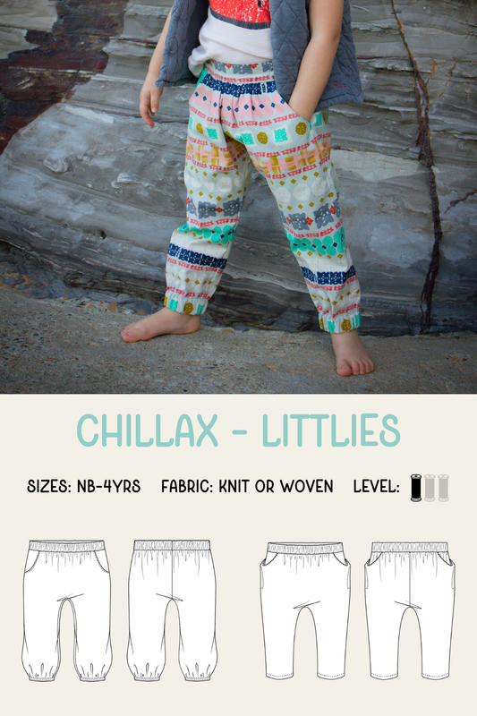Tadah! Patterns - Chillax Pants Set - Littlies