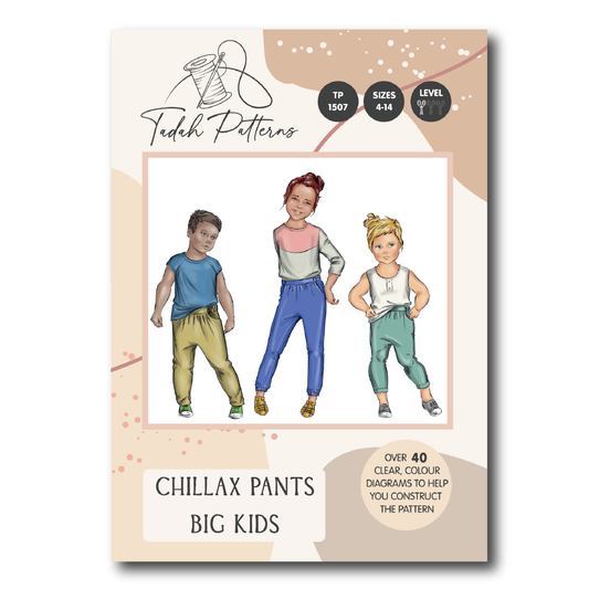 Tadah! Patterns - Chillax Pants Set, Big Kids