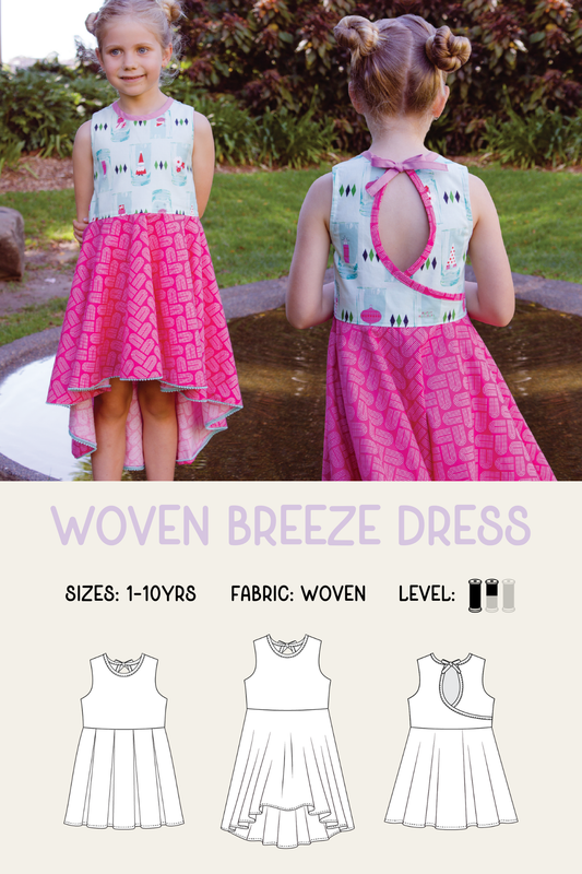 Tadah! Patterns - Breeze Woven Dress Sewing Pattern