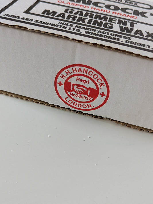 Hancock's - Garment Marking Wax - White, Natural, Yellow, Red and Blue