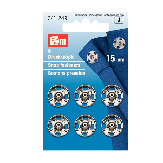 Prym - Snap Fasteners / Poppers - Silver