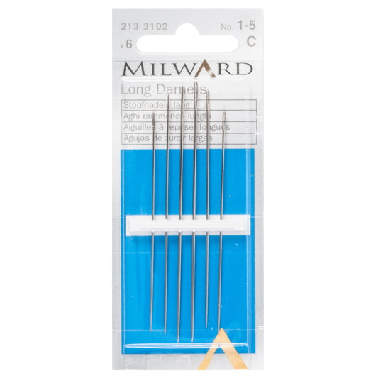 Milwards - Long Darners - Darning Needles