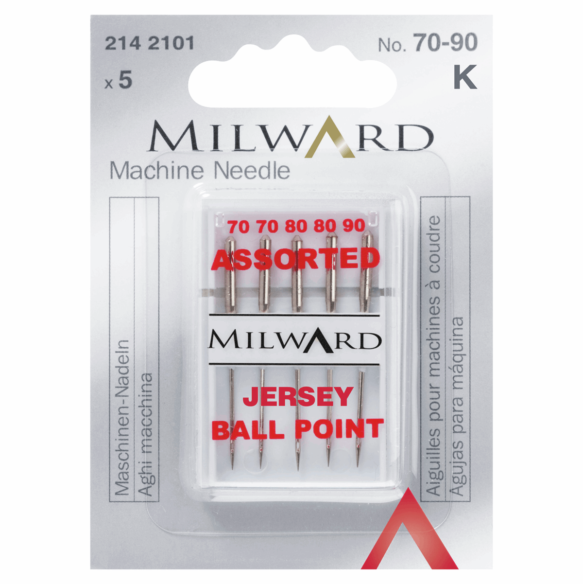 Milward - Sewing Machine Needles - Ball Point/Jersey