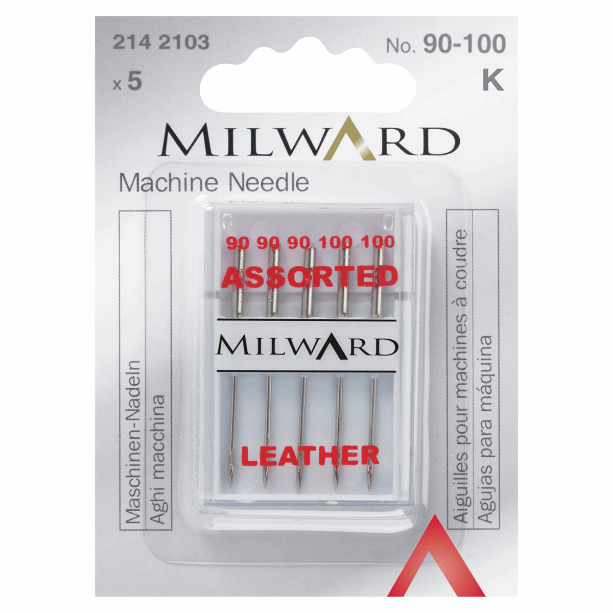 Milward - Sewing Machine Needles - Leather - Assorted