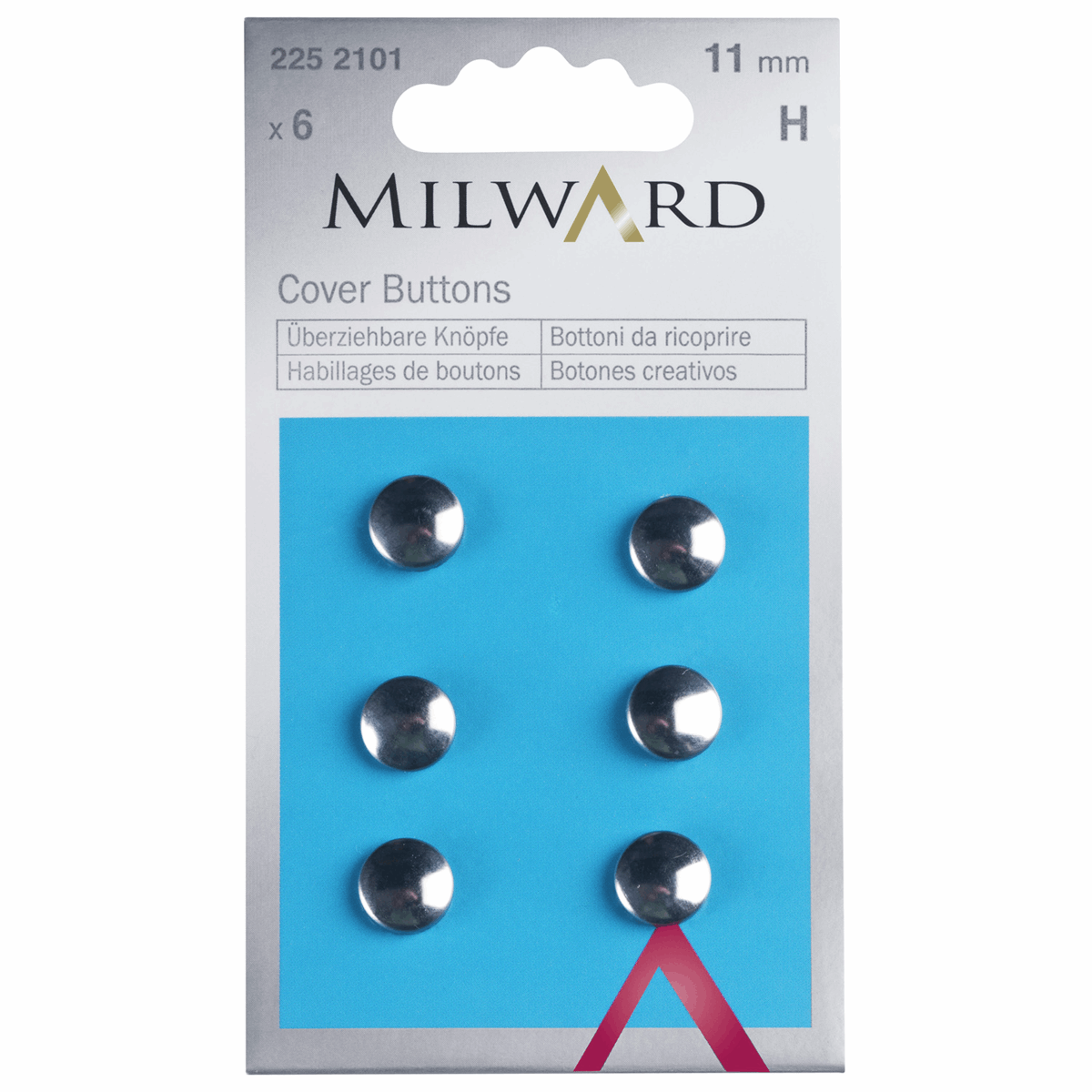 Milward - Self Covering Buttons - 11mm x 6
