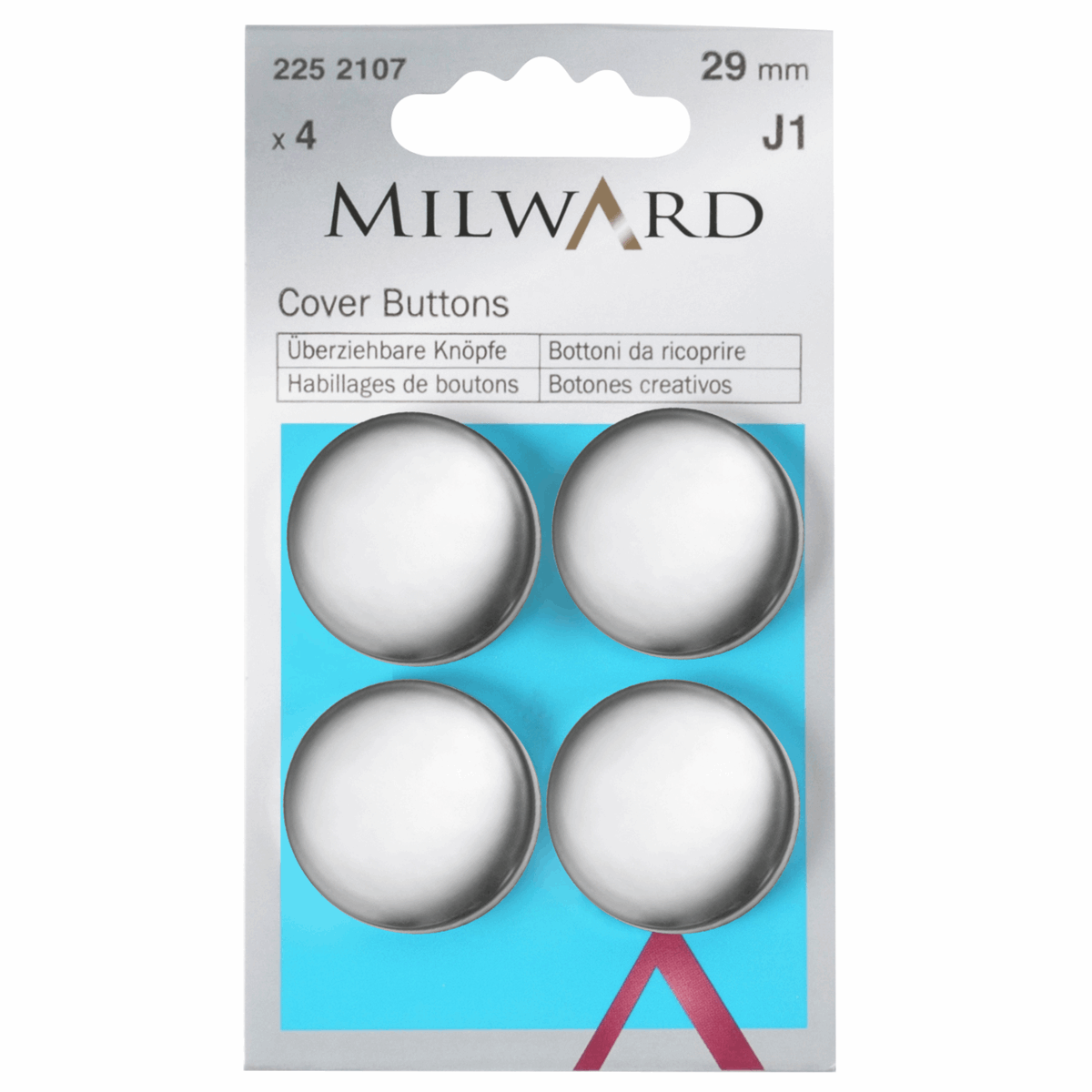 Milward - Self Covering Buttons - 29mm x 4