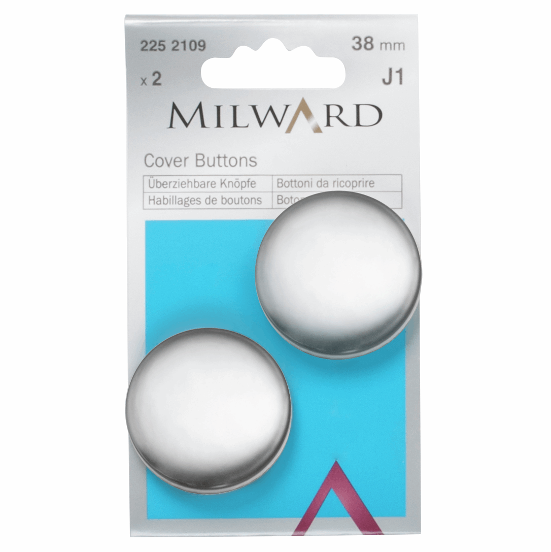 Milward - Self Covering Buttons - 38mm x 2
