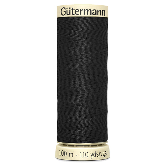 Gutermann Thread - Sew-All - Black & White 100m