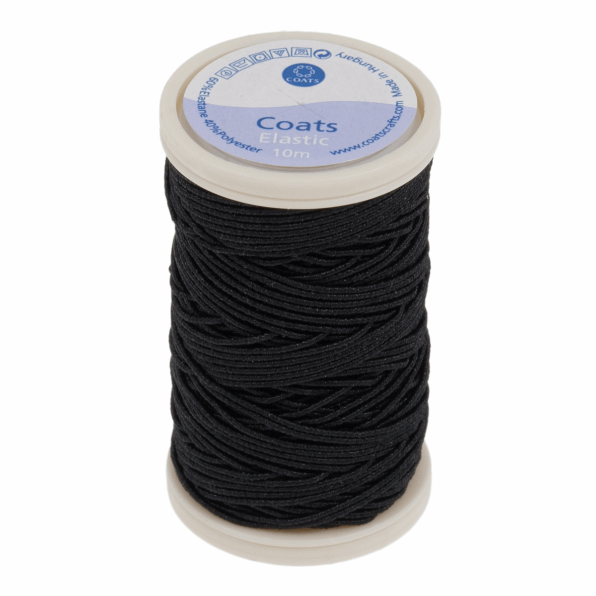 Coats - Elastic Sewing Thread - Black