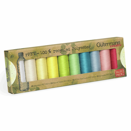 Gutermann Thread - Sew-All Recycled (rPET) - Assorted Colours - Pastel