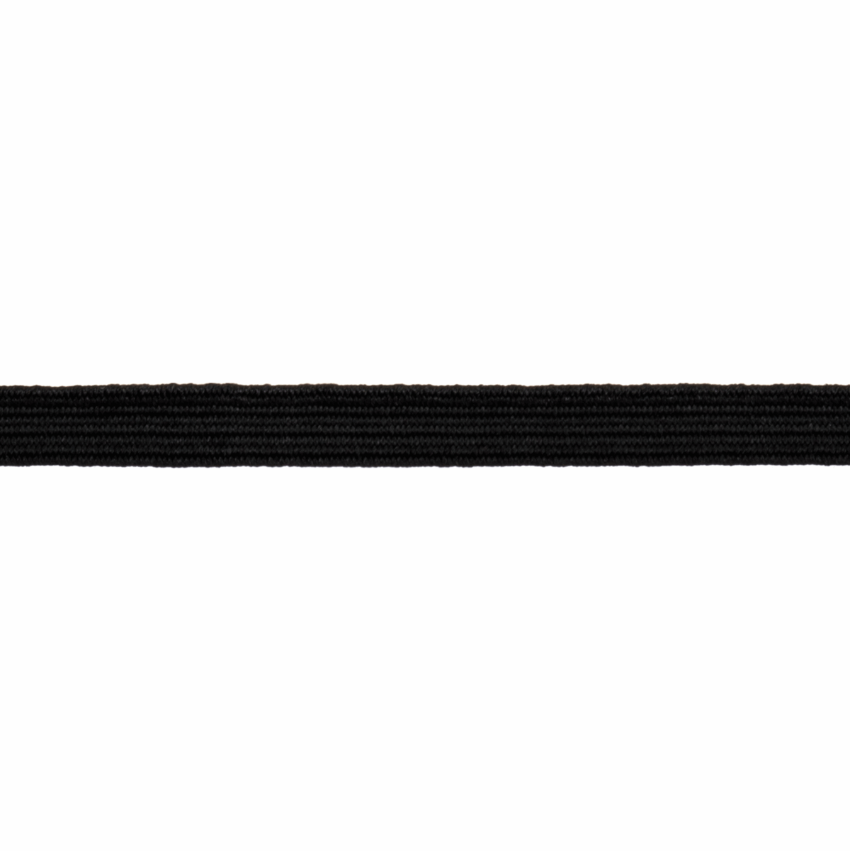 Sewing Gem - Braided Elastic - 12mm Wide - Black or White