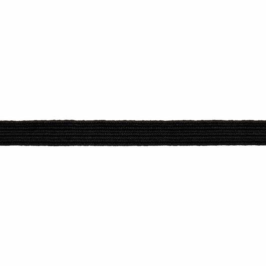 Sewing Gem - Braided Elastic - 12mm Wide - Black or White