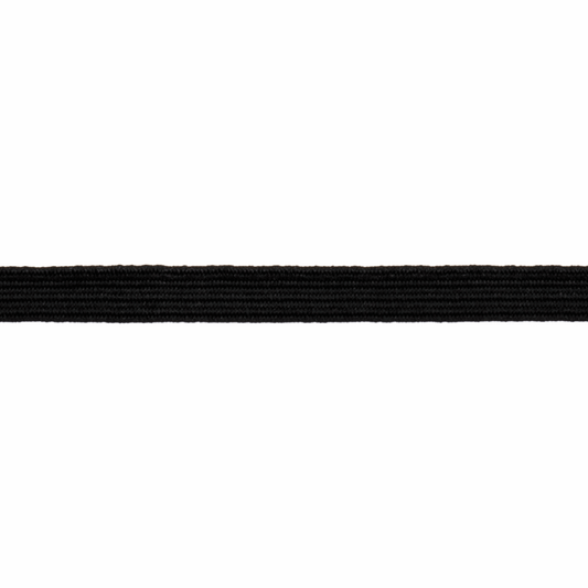Sewing Gem - Braided Elastic - 5mm Wide - Black or White