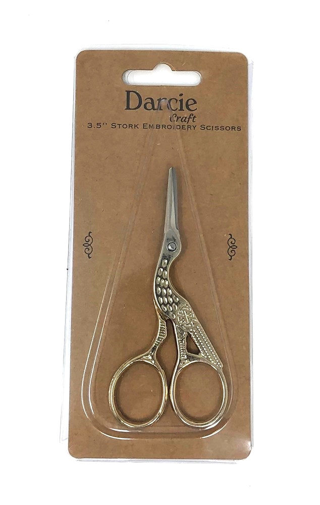 Darcie - Stork Embroidery Scissors - 3.5"