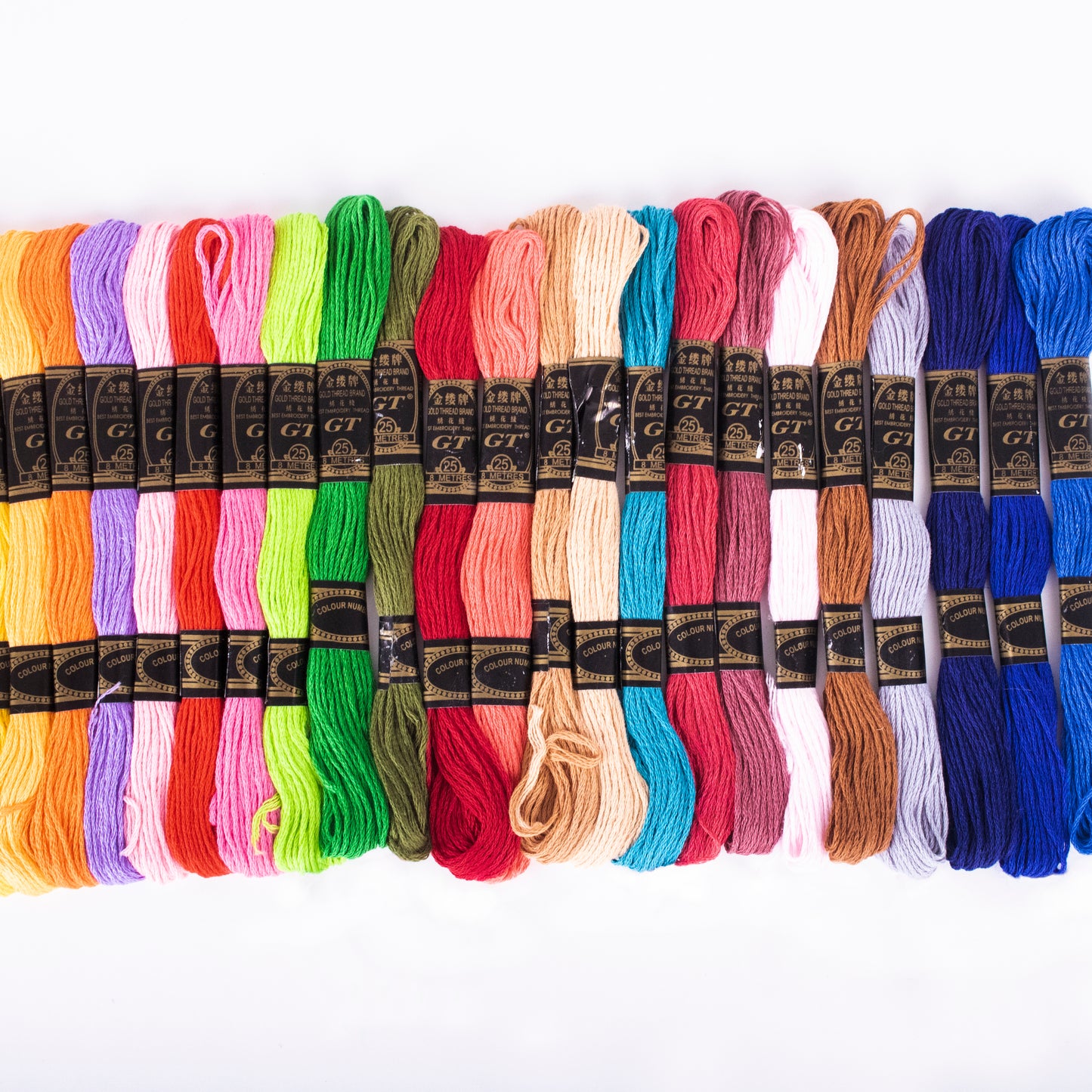 Trimits - Premium 36 Assorted Colours Embroidery Floss - Cotton