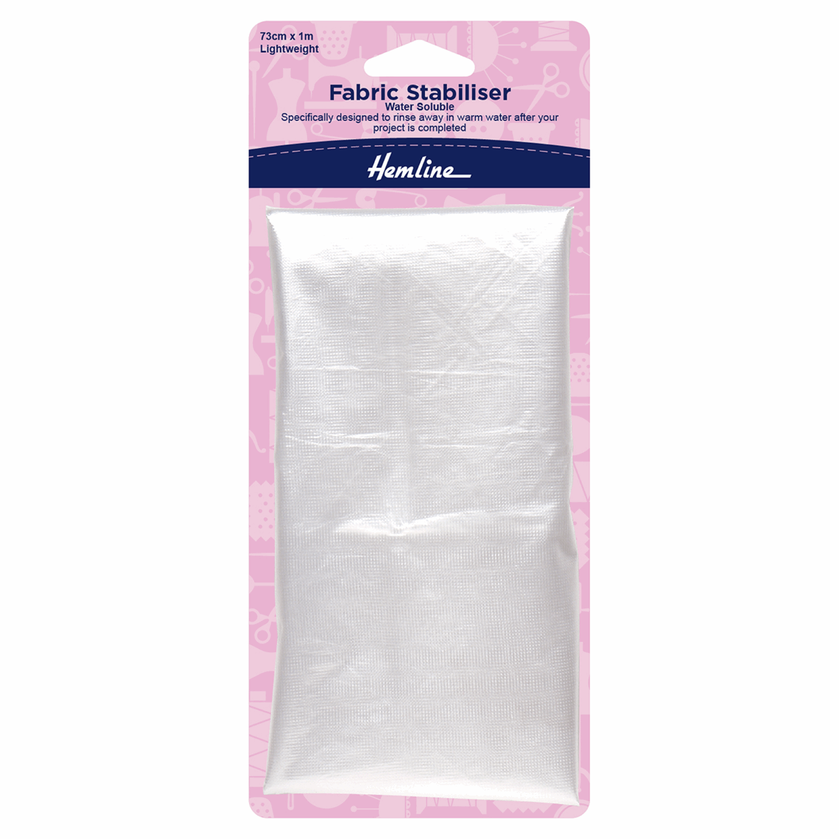 Hemline - Water Soluble Fabric Stabiliser