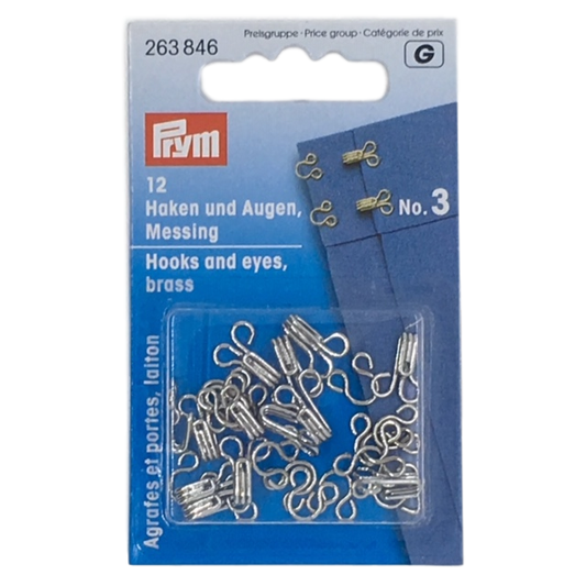 Prym - Hook and Eyes - Size 3