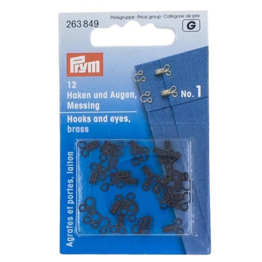 Prym - Hook and Eyes - Size 1