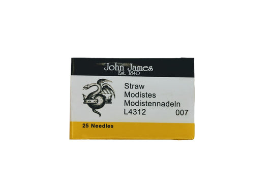 John James - Milliners/Straw - Envelope of 25 Hand Sewing Needles