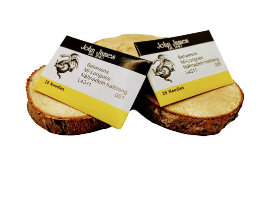 John James - Betweens/Quilting - Envelope of 25 Hand Sewing Needles