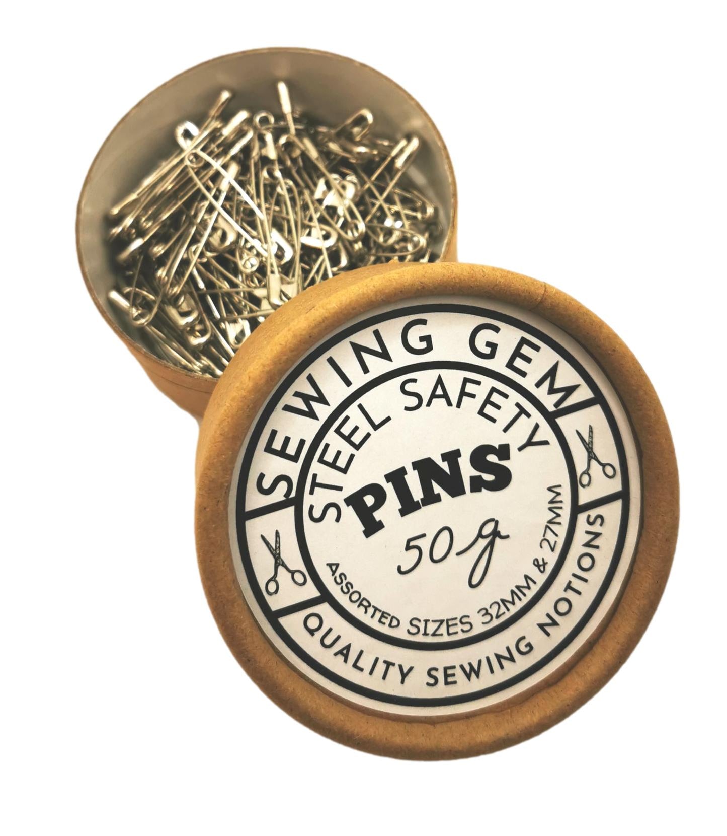 Sewing Gem - Safety Pins - 50g