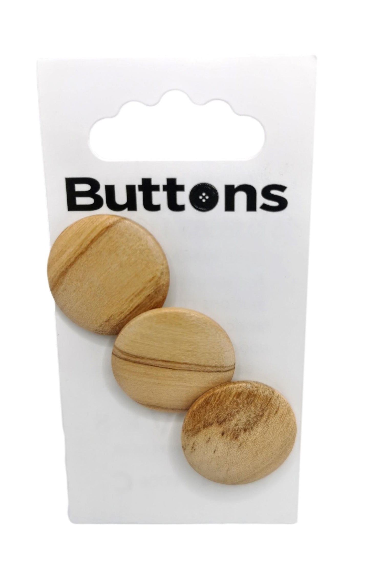 Milward - 3pack of Wooden Buttons - 22mm