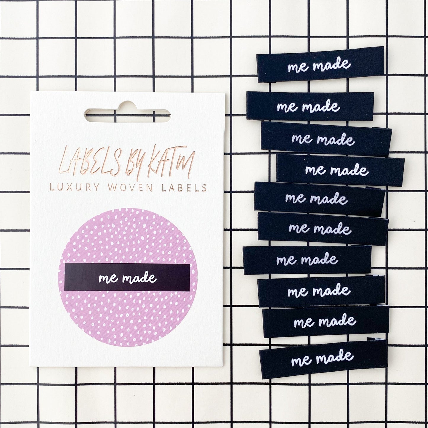 Kylie and the Machine - Woven labels - "Me Made"